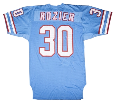 1988 Mike Rozier Game Used Houston Oilers Jersey Photo Matched To 9/18/1988 
